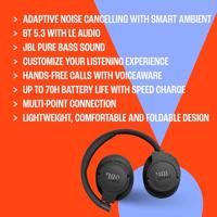 JBL Tune 770NC bluetooth Over-ear hoofdtelefoon zwart - thumbnail