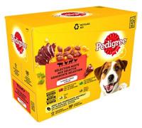 Pedigree multipack maaltijdzakjes favourites in gelei - thumbnail