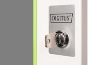 Digitus DN-19 D-12-U 19 inch Doorkijkdeur voor patchkast 12 HE Grijs - thumbnail