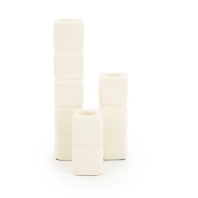 By-Boo Kaarshouder 'Cube' Set van 3 stuks, kleur Beige By-Boo Kaarshouder 'Cube' Set van 3 stuks, kleur Beige