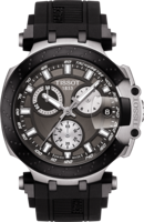 Horlogeband Tissot T1154172706100 / T603041963 Rubber Zwart 23mm - thumbnail