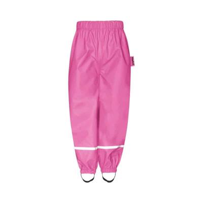 Playshoes regenbroek fleece gevoerd Uni Roze-140