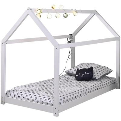 Vipack bed Cabane - wit - 90x200 cm - Leen Bakker