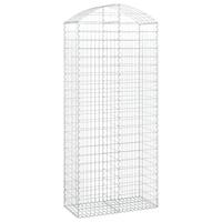 Schanskorf gewelfd 100x50x220/240 cm gegalvaniseerd ijzer - thumbnail