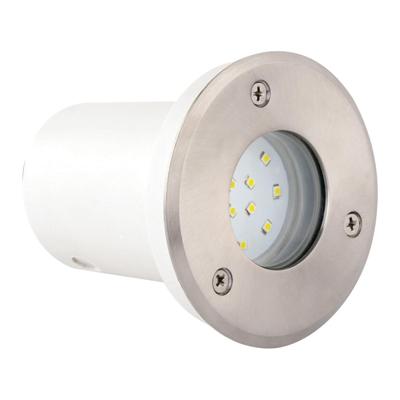 Energiezuinige LED Grondspot Inbouw Ø95mm - IP67 Waterdicht Blauw RVS
