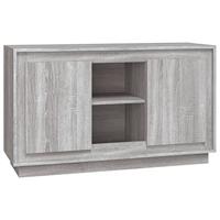 Dressoir 102x35x60 cm bewerkt hout grijs sonoma eikenkleurig - thumbnail