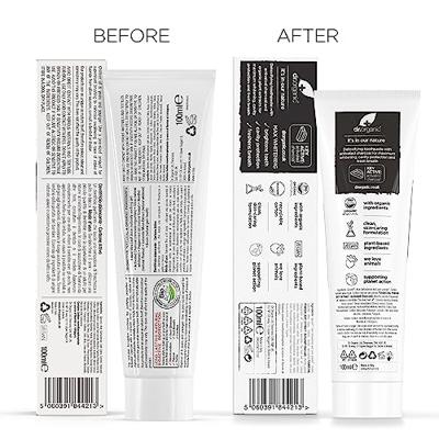Dr Organic Activated Charcoal Extra Whitening Toothpaste