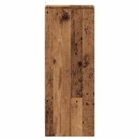 VidaXL Schoenenkast 32x35x92 cm bewerkt hout oud houtkleurig - thumbnail