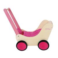 Simply For Kids houten poppenwagen roze - thumbnail