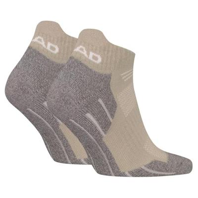 HEAD Wandelsokken All Climates Hiking Sneaker 2-pack Taupe-43/46