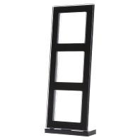 Jung A Creation afdekraam 3-voudig glas zwart - thumbnail