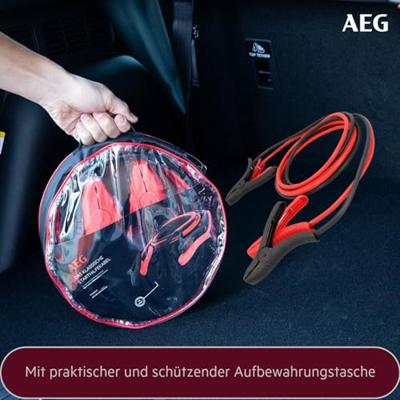 AEG SP 25 Startkabels 34.2 mm² Aluminium (kopergecoat) 3.50 m Met kunststof klemmen, Zonder beveiligingsschakeling