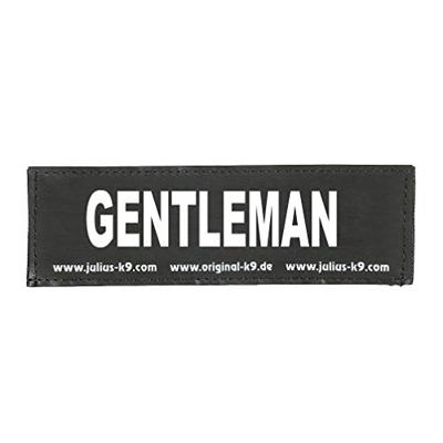 Julius-K9 tekstlabel Gentleman 16 x 5 cm Julius-K9 tekstlabel Gentleman 16 x 5 cm