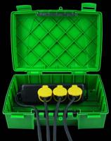 Heitronic 21046 Verdeelbox Groen - thumbnail