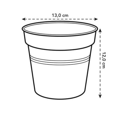 Elho Green Basics Kweekpot Steengroen Ø13cm