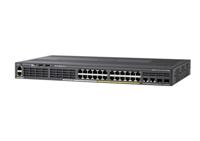 Catalyst 2960X-24PD-L - Switch - Beheerd - 24 x 101001000 (PoE+) + 2 x 10 Gigabit SFP+ - desktop, rack-uitvoering - PoE+ (370 W) - thumbnail