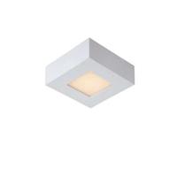 Lucide BRICE-LED - Plafonnière Badkamer - LED Dimb. - 1x8W 3000K - IP44 - Wit - thumbnail
