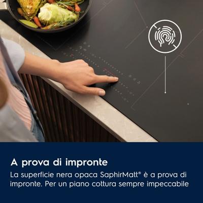 Electrolux Serie 700 EIS62453IZ Zwart Ingebouwd 60 cm Inductiekookplaat zones 4 zone(s)