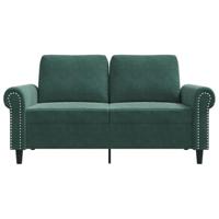 Tweezitsbank 120 cm fluweel donkergroen - thumbnail