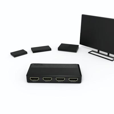 Hama HDMI-splitter 3 input - 1 output Splitter Zwart