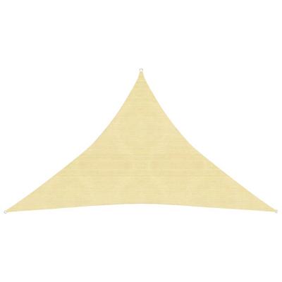 Zonnezeil 160 g/m 3x3x4,2 m HDPE beige
