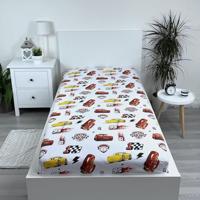 Cars Hoeslaken - 90 x 200 cm - Katoen - hoek 25 cm - thumbnail