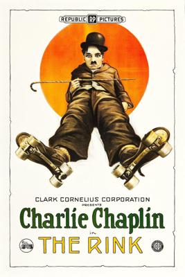 Poster -Charlie Chaplin - The Rink, 1916, Originele Filmposter, Premium Print, Professioneel Fotopapier Poster -Charlie Chaplin - The Rink, 1916, Originele Filmposter, Premium Print, Professioneel Fotopapier