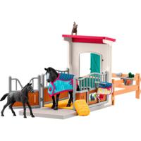 Schleich horse club paardenbox met merrie en veulen 42611 - thumbnail