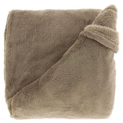 Plaid Justin 200x150 cm taupe Unique Living - Unique living Plaid Justin 200x150 cm taupe Unique Living - Unique living