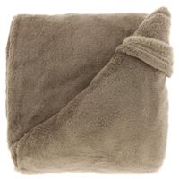 Plaid Justin 200x150 cm taupe Unique Living - Unique living - thumbnail