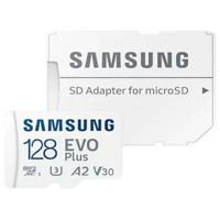 Samsung EVO Plus microSD-kaart Retail 128 GB UHS-I, v30 Video Speed Class, A2 Application Performance Class Incl. SD-adapter - thumbnail