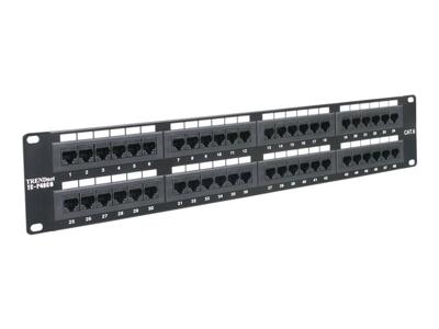 Trendnet 48-port Cat6 Unshielded Patch Panel Trendnet 48-port Cat6 Unshielded Patch Panel