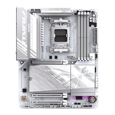Gigabyte B850 A ELITE WF7 ICE Moederbord Socket AMD AM5 Vormfactor ATX Moederbord chipset AMD® B850