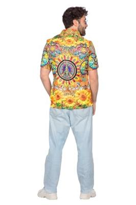 Party shirt hippie zonnebloem Party shirt hippie zonnebloem