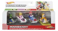Hot Wheels Mario Kart HOT WHEELSMARIOKART 4 Pack - thumbnail