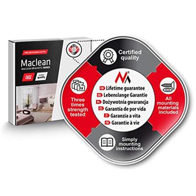 Maclean MC-742 tv-bevestiging 106,7 cm (55") Zwart