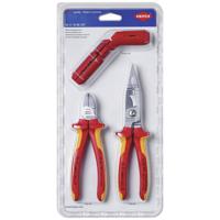 KNIPEX 00 31 30 BK V01 Elektro-Installatieset tangenset - thumbnail