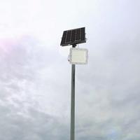V-TAC VT-80W-W 7842 LED-schijnwerper, Zonne-energiemodule 19 W Neutraalwit Wit - thumbnail