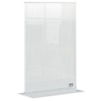 Infobord nobo premium plus a5 acryl vrijstaand - thumbnail