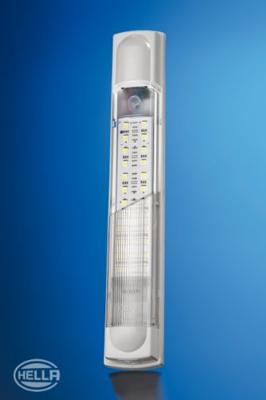 Hella Interieurlamp 2JA 007 373-161 INNENLEUCHTE MD 2JA LED 12 V, 24 V (l x b x h) 360 x 65 x 45 mm Schakelaar