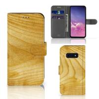 Samsung Galaxy S10e | Book Style Case | Licht Hout - thumbnail