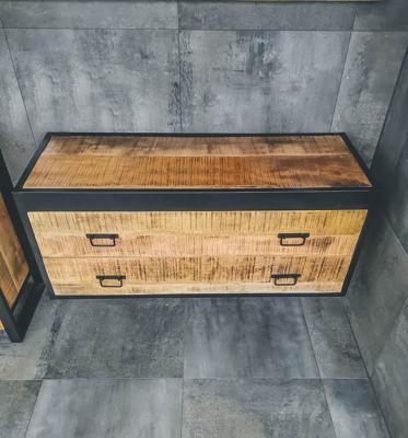 MD Interior Woodz badkamermeubel 120cm mangohout zonder kom MD Interior Woodz badkamermeubel 120cm mangohout zonder kom