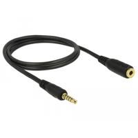 DeLOCK Stereo Jack 3,5 mm 5-Pin (male) > 3,5 mm 5-Pin (female) kabel - thumbnail