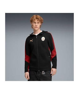 PUMA Galatasaray SK Evostripe Trainingsjack Hooded 2025-2026 Zwart Rood Oranje