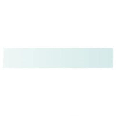 Wandschap transparant 70x12 cm glas - thumbnail