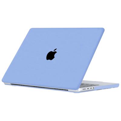 Lunso MacBook Air 13 inch (2022-2025) cover hoes - case - Candy Tranquility Blue Lunso MacBook Air 13 inch (2022-2025) cover hoes - case - Candy Tranquility Blue