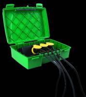 Heitronic 21046 Verdeelbox Groen - thumbnail