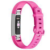 FitBit Alta HR siliconen bandje met gesp - Maat: Large - Roze FitBit Alta HR siliconen bandje met gesp - Maat: Large - Roze