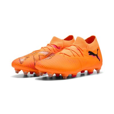 PUMA Future 8 Match IJzeren-Nop Voetbalschoenen (SG) Oranje Roze Zwart