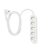 HEMA Stekkerdoos 5-voudig 1.5m wit - thumbnail